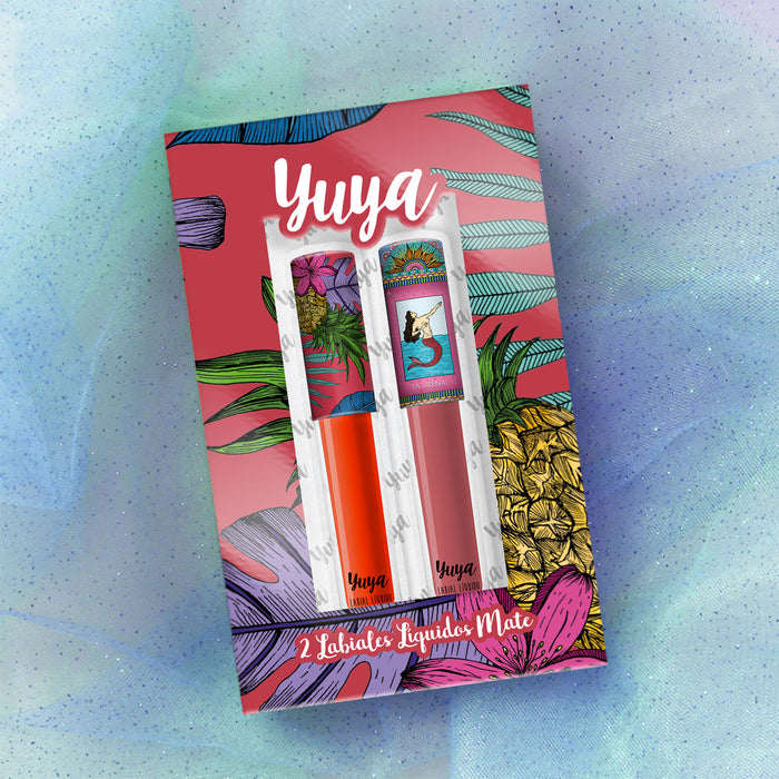 2 Liquid Lipstick Bundle "Papaya"