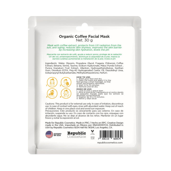 Yaab Beauty Organic coffee facial mask